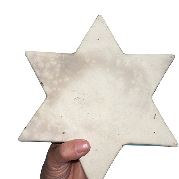 Ken Edwards Vintage Tonala Hexagram Folk Art Craft Pottery Bird Floral Plate - Picture 5 of 6